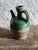 Ceramic Small Mediterranean Jug in Green Glazed Terracotta, Southern Italy, 1890s For Sale - Image 7 of 7