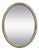 Italian Capodimonte Floral Mirror with White Porcelain Roses and Gilt Wood Frame from Giulio Tucci, 1970s For Sale