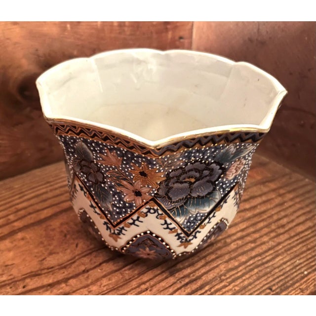 Japanese Imari Style Jardiniere For Sale - Image 10 of 11