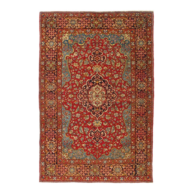 Pasargad DC Persian Hand Knotted Antique Rug For Sale