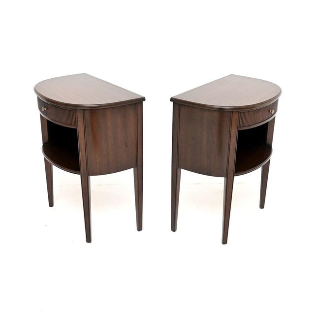 1950s Vintage Swedish Bedside Cabinets from Nordiska Kompaniet, 1950s, Set of 2 For Sale - Image 5 of 12