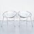 Mid-Century Modern 1960s Mid-Century Modern Wrought Iron Patio Radar Chairs - a Pair For Sale - Image 3 of 7