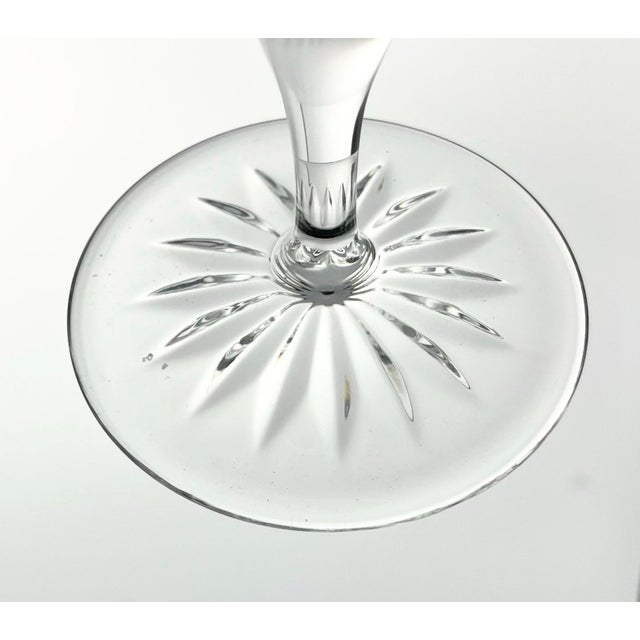 2000 - 2009 Princess House “Royal Highlights” Pair of Crystal Iced Tea Glasses For Sale - Image 5 of 5