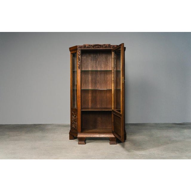 Early 20th Century Art Nouveau Display Cabinet from Möblinger For Sale - Image 3 of 17