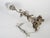 1950s Spanish Empire Silver-Plated Cast Brass Cupid Cherub Lamp With Scavo Flame Shade For Sale - Image 11 of 13