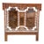 1970s Henredon Chinoiserie Bamboo King Headboard With Gilt Landscape Panels For Sale