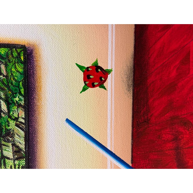 Surrealist Painting by Noted Artist Ferjo For Sale - Image 14 of 15