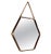 Hexagonal Mirror, Italy, 1960s For Sale - Image 11 of 11