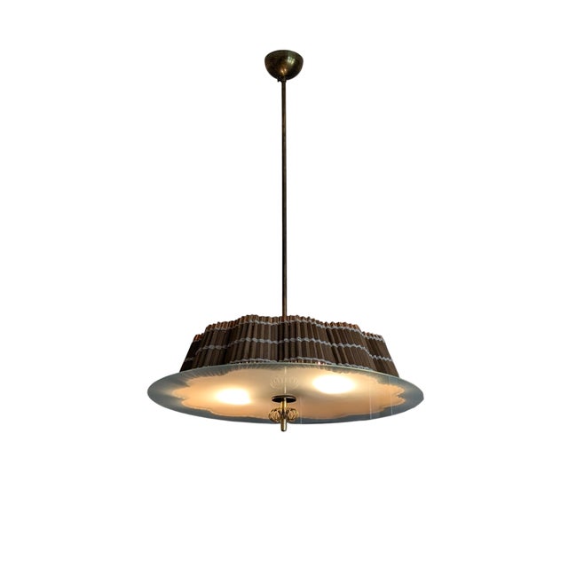 Pendant Light by Paavo Tynell for Idman Oy, Finland, 1950s For Sale - Image 11 of 18