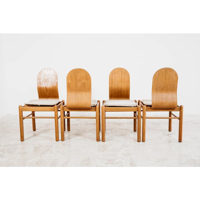 Mid-Century Scandinavian Dining Chairs form JYSK, 1970s, Set of 4 For Sale - Image 11 of 16