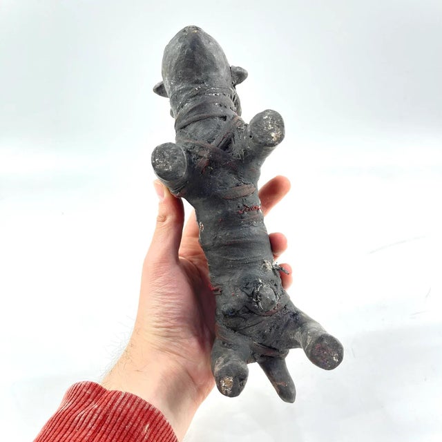 Black Early 20th Century Kara Fetish Figure Tanzania For Sale - Image 8 of 9
