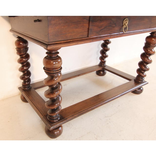 Late 19th Century French Louis XIII Walnut Side Table For Sale - Image 18 of 18