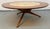 Mid 20th Century Mid-Century Modern Wood Coffee Table W/ Faux Marble Glass Top For Sale - Image 5 of 11