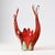 Red and Uranium Murano Glass Bowl, 1960s, in Very Good conditions. Designed 1960 to 1969