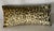 Famous silk tapestry leopard fabric made into a lumbar pillow with down fill and hidden zipper and black cotton back