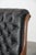 Black Cowhide Chesterfield Armchair For Sale - Image 9 of 15