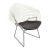 Mid-Century Modern White Diamond Chair attributed to Harry Bertoia for Knoll For Sale - Image 3 of 9
