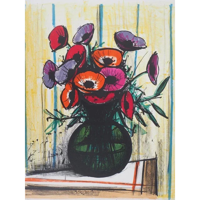 Bernard Buffet, Anemones, Original Lithograph For Sale - Image 4 of 8