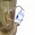 Gold Antique Dutch Brass Umbrella Stand with Delft Blue Ceramic Handles, Netherlands, 1890 For Sale - Image 8 of 18