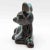 Mid 20th Century Blue Mountain Pottery Drip Glaze Blue, Green & Brown Redware Fawn Figurine For Sale - Image 4 of 12