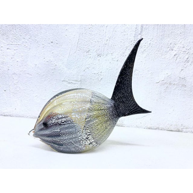 1970s Murano Glass Fish Sculpture, 1960s by Gaetano Mazzucato For Sale - Image 5 of 9
