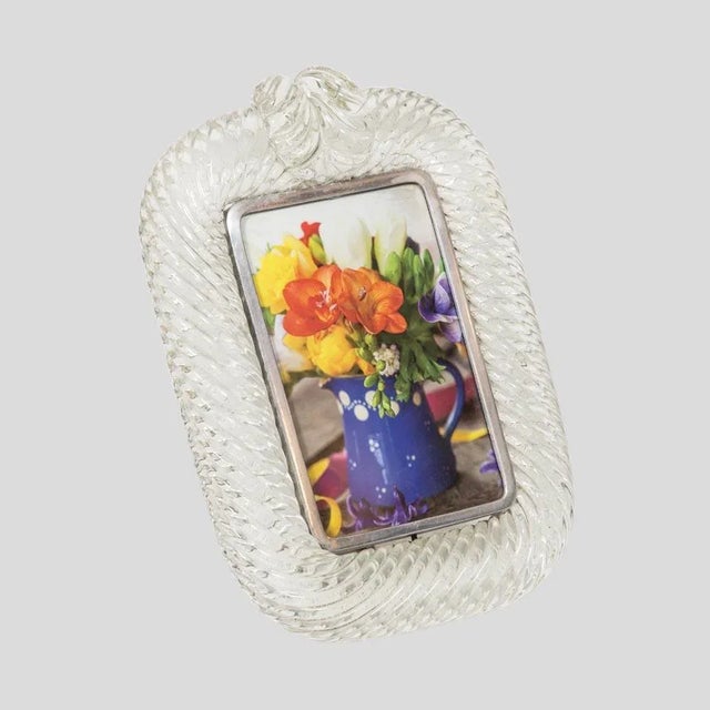Glass Picture Frame from Barovier & Toso, 1960s For Sale - Image 3 of 5