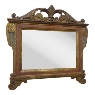 19th Century Florentine Decorative Mirror For Sale