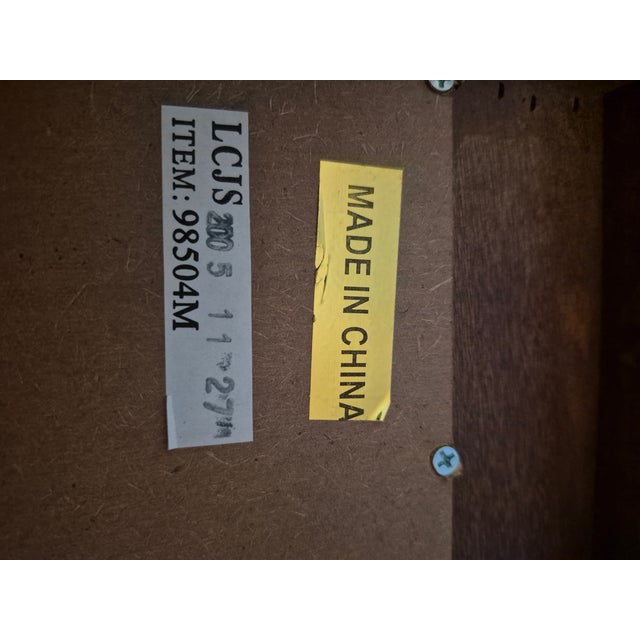 Mission Revival Dresser & Mirror Set For Sale - Image 13 of 13