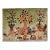 Pair of Vintage Chinese Art Deco Pictorial Rugs, Silk & Wool, Vase Motif, 2' x 3' For Sale