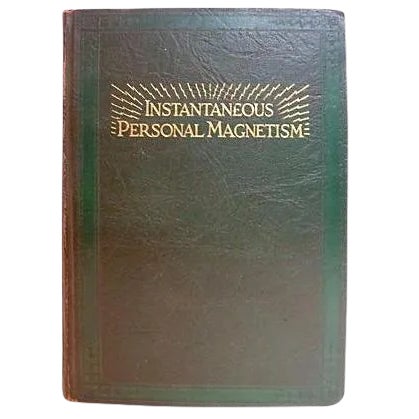 1930s 'Instantaneous Personal Magnetism' Book For Sale