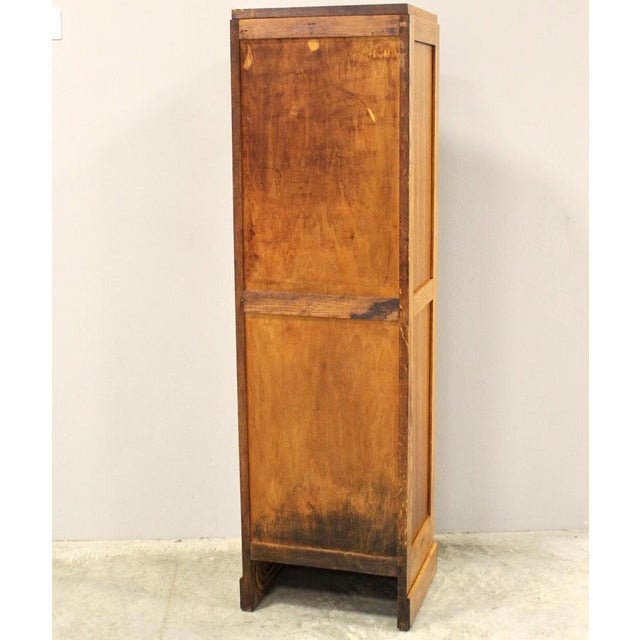 Vintage Filing Cabinet in Oak, 1920s For Sale - Image 6 of 9