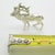 Vintage Italian Silver Stag Deer Figurine Miniature, Milan, 1950s For Sale - Image 9 of 10