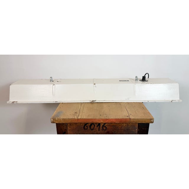Vintage Industrial Hanging Tube Light from Famor, 1970s For Sale - Image 12 of 18