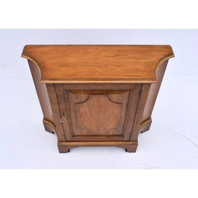 French French Cherry Console Commode Cabinet by Baker Furniture For Sale - Image 3 of 8