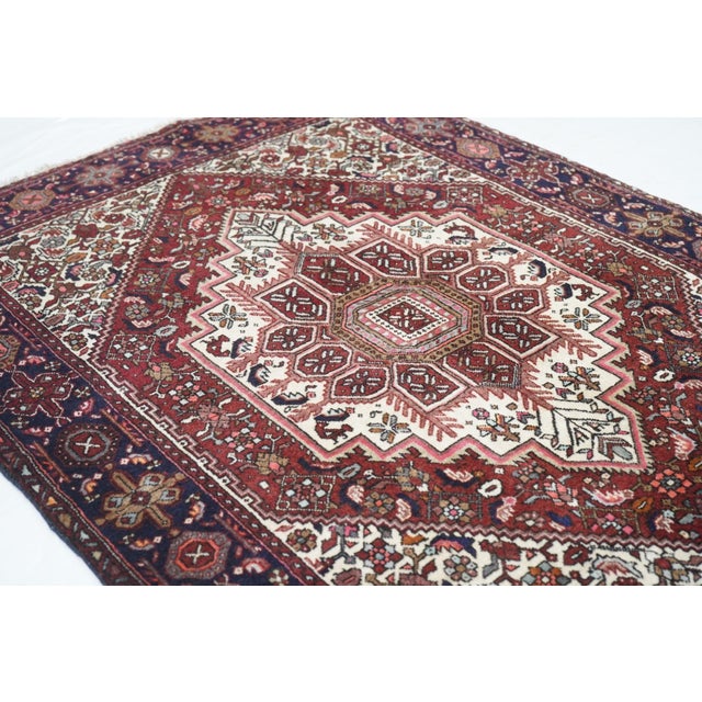 Bidjar Rug 3'5'' X 4'8'' For Sale - Image 4 of 8