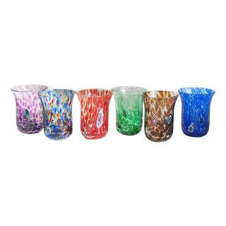 Vintage Italian Murano Glasses by Mariana Iskra for Ribes Studio, 2010s, Set of 6 For Sale