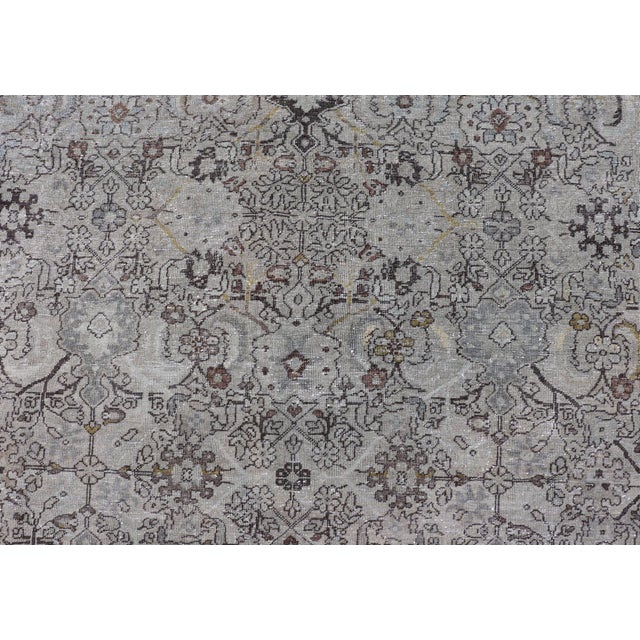 Antique Persian Sultanabad Rug With Classic Allover Pattern 8'0 X 10'10 For Sale - Image 4 of 12