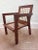 Wood Hand Crafted Bucks County Studio Walnut Arm Chair For Sale - Image 7 of 13