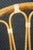 Pair Mid Century Modern Rattan Bamboo Armchairs Boho Sunburst Fan Back Chairs For Sale - Image 4 of 18