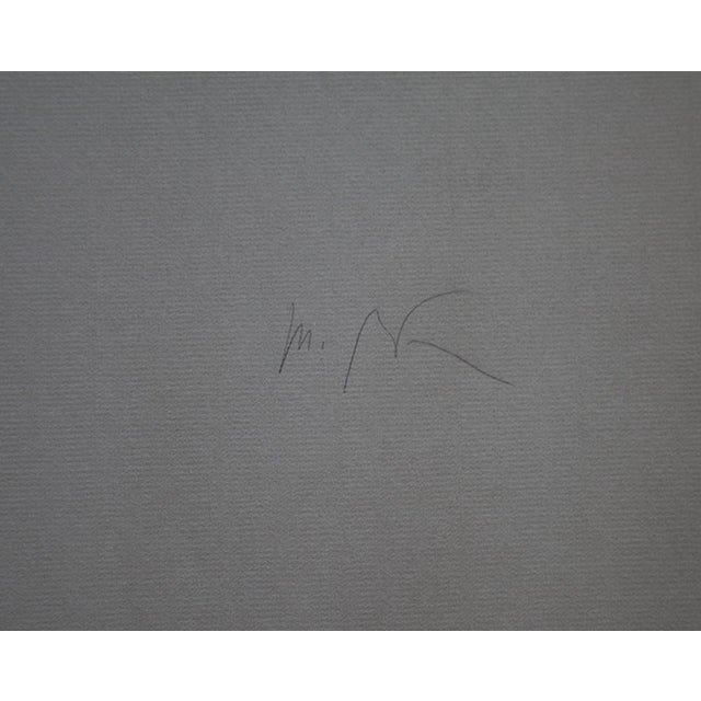 Red 1970s Abstract Victor Vasarely Original Lithograph - Limited Ed. On Rives W/Frame For Sale - Image 8 of 10