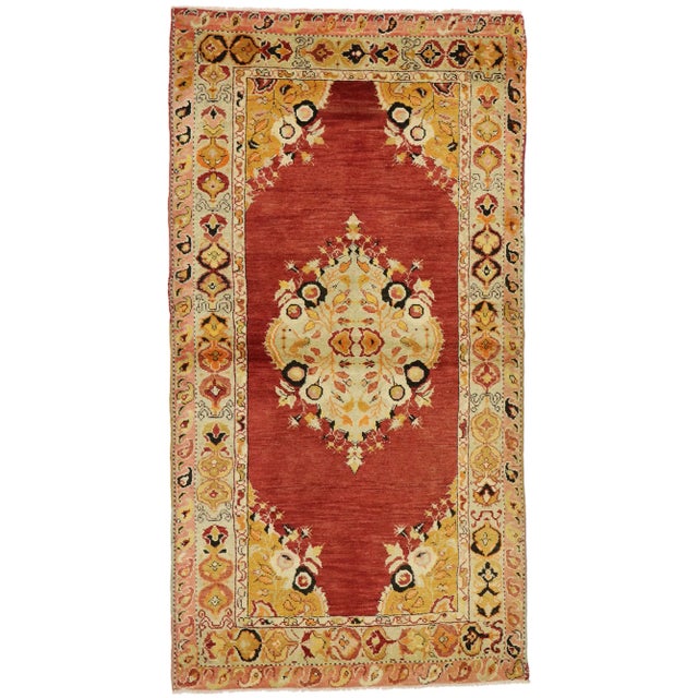Vintage Turkish Oushak Rug - 03'02 X 05'11 For Sale - Image 9 of 9