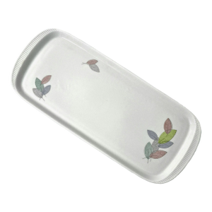 Vintage Arzberg Germany Cheese Tray/Platter Arz3415 Bone China Leaf Motif