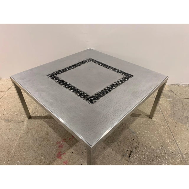 1970s Willy Luckyx Aluclair Belgian Coffee Table For Sale In New York - Image 6 of 13