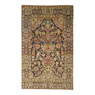 Zabihi Collection Lavar Kerman Collectible Caliber 19th century Rug - 4'1" x 6'8" For Sale