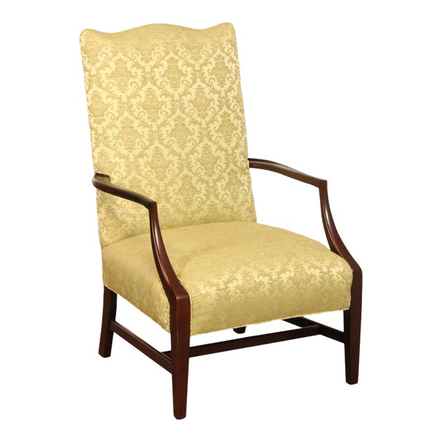 Mid 20th Century Chippendale Style Mahogany Lolling Armchair For Sale