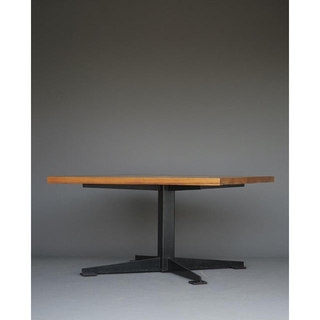Brutalist Dining Table with Cherry Top by Wim den Boon, 1961 For Sale - Image 4 of 18
