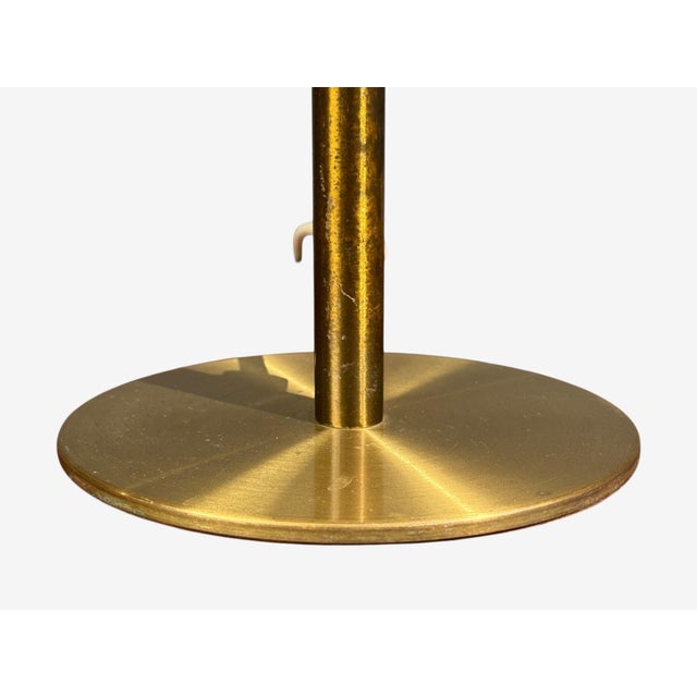 Brass Luxus, Table Lamps, Brass, Fabric, Sweden, 1960s For Sale - Image 8 of 10