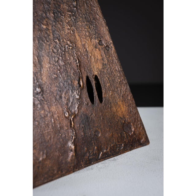 Kenjirō Azuma, Abstract Sculpture, 1890s-1910s, Bronze & Iron For Sale - Image 13 of 17