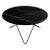 Black Marquina Marble and Black Steel O Table by OxDenmarq For Sale