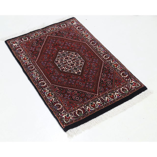 Traditional Fine Hand Knotted Persian Bidjar Rug For Sale - Image 3 of 4